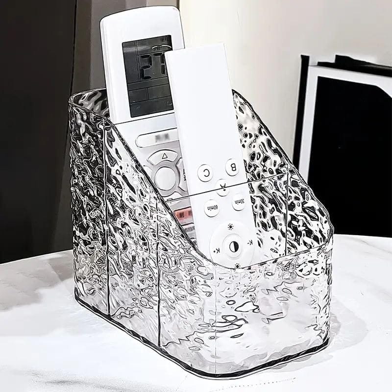 Luxury Textured Makeup & Remote Control Organizer