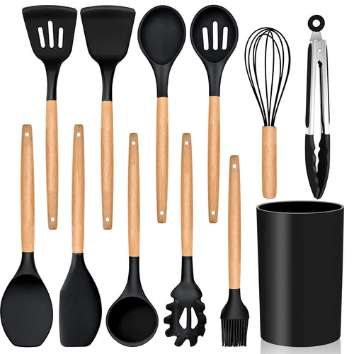 12-Piece Silicone Kitchen Utensil Set