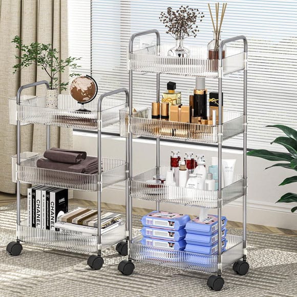 Multifunctional 4-Tier Rolling Storage Organizer