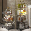 Multifunctional 4-Tier Rolling Storage Organizer