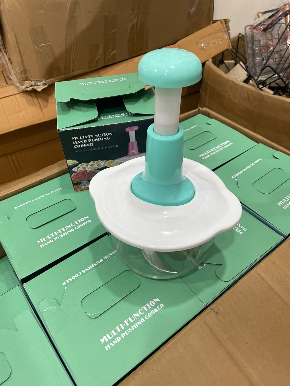 Manual Pull String Vegetable Chopper