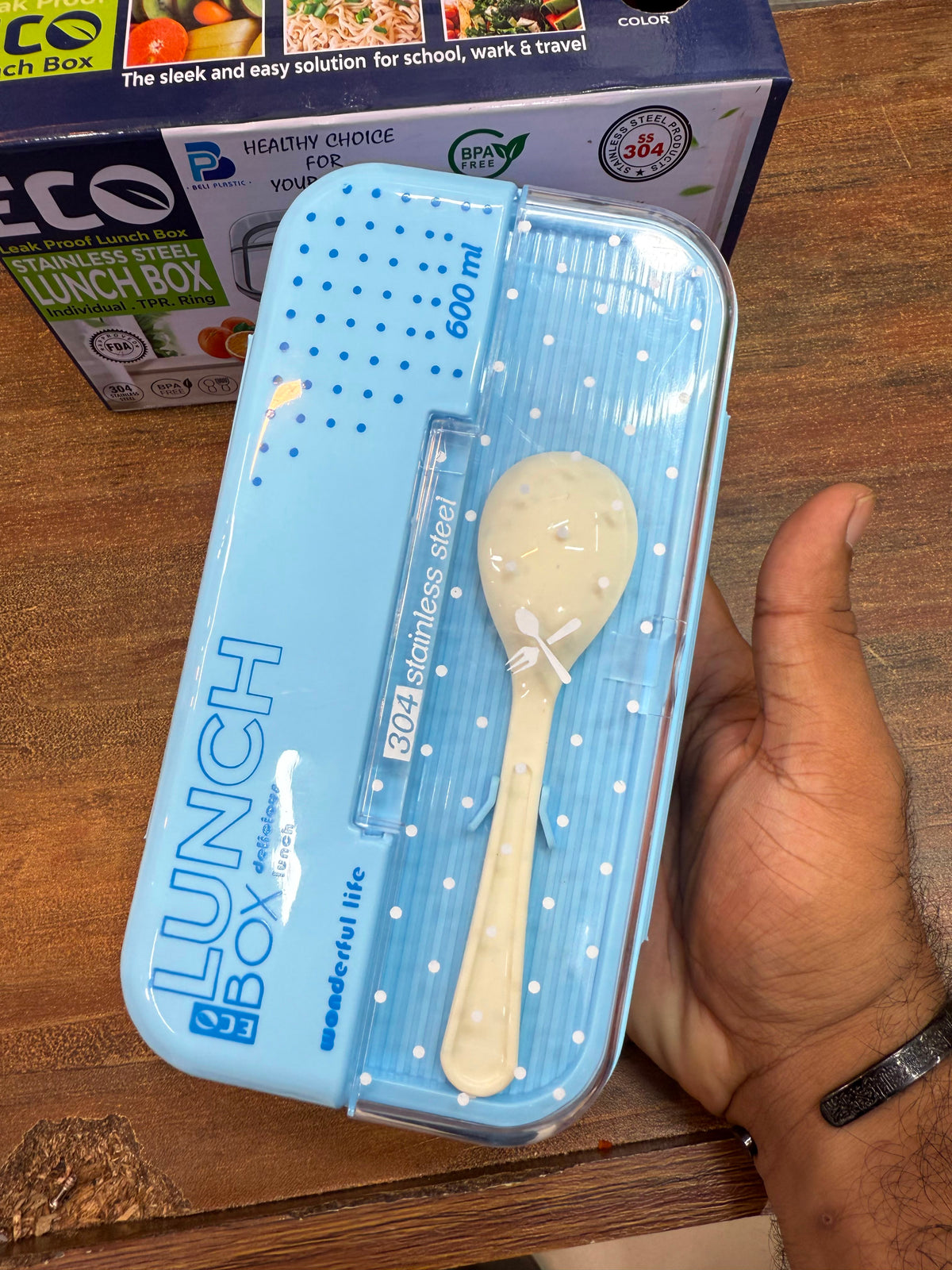 600ml Stainless Steel Lunch Box