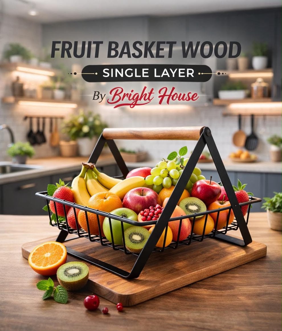 Wooden Fruit Basket
