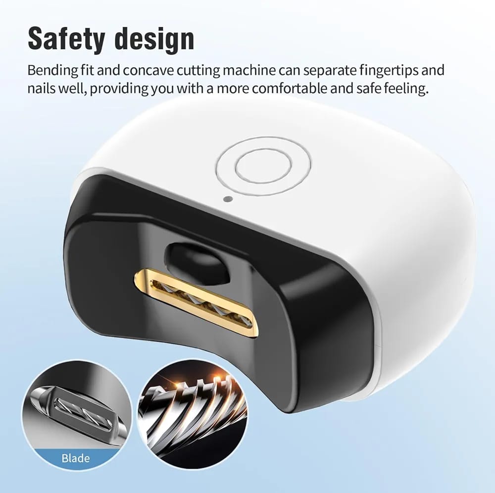 USB Rechargeable Automatic Electric Nail Clipper for Baby & Adults