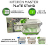 Double Layer Dish Drainer Rack with Storage Box for Kitchen