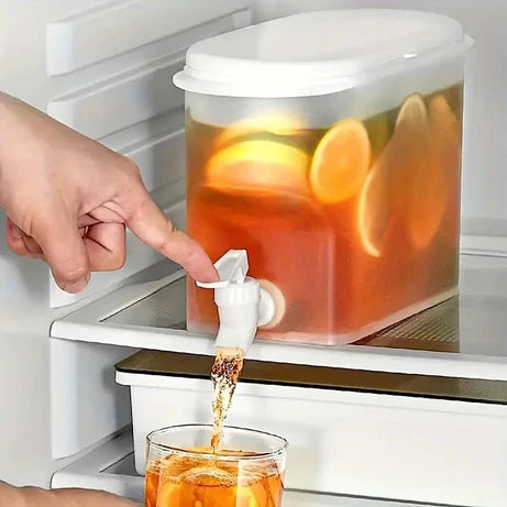 3.5L Large Capacity Low to High Temperature Refrigerator Juice Drink Dispenser with Faucet For Home and Outdoor