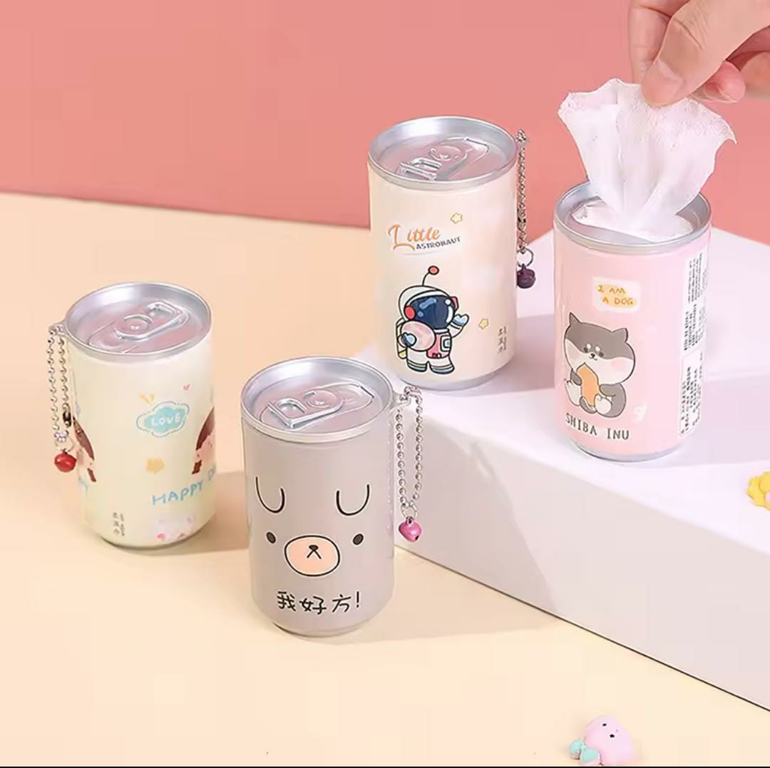 Mini Can Wet Tissue Holder – Portable & Cute