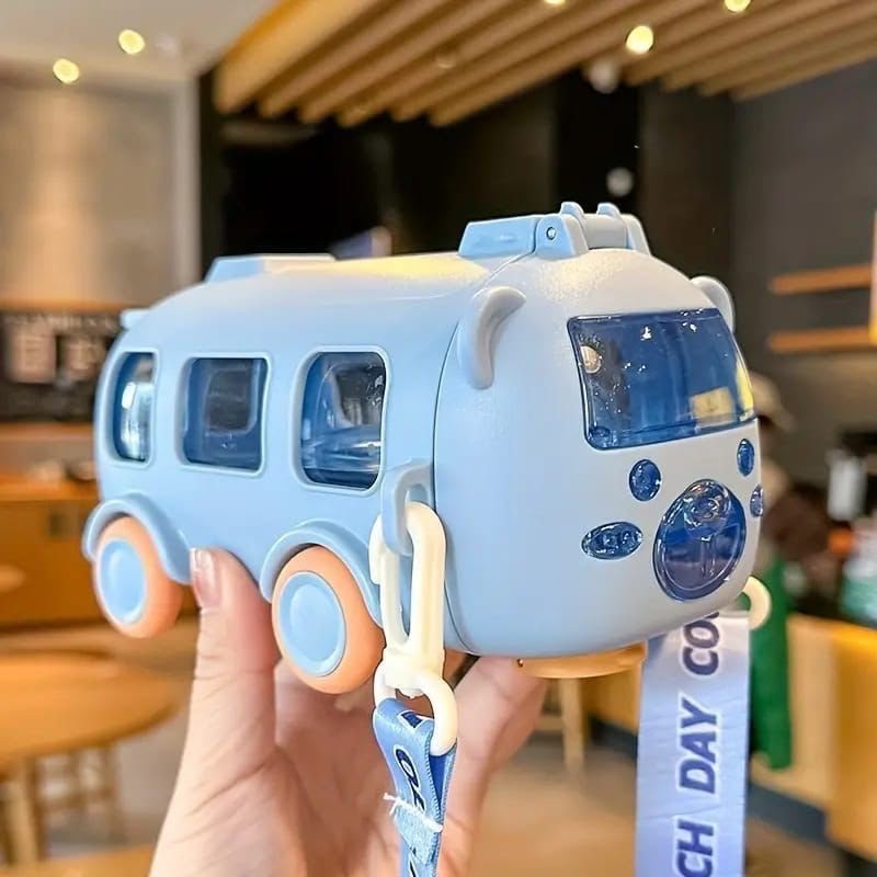 Kids Bus-Shaped Water Bottle