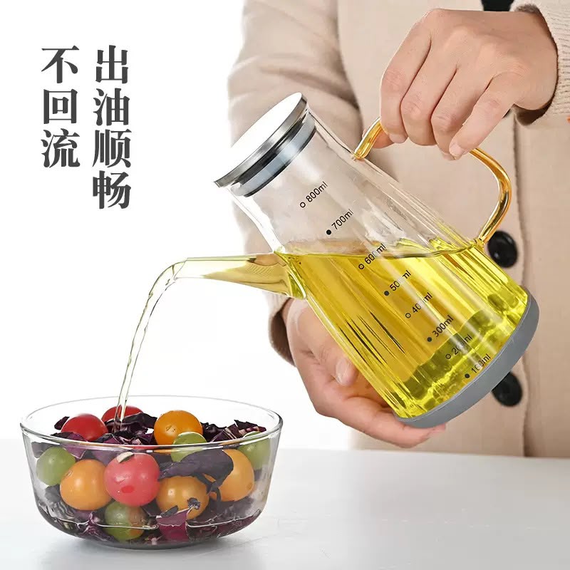 Glass Oil Dispenser – Kitchen Oil Pouring Bottle