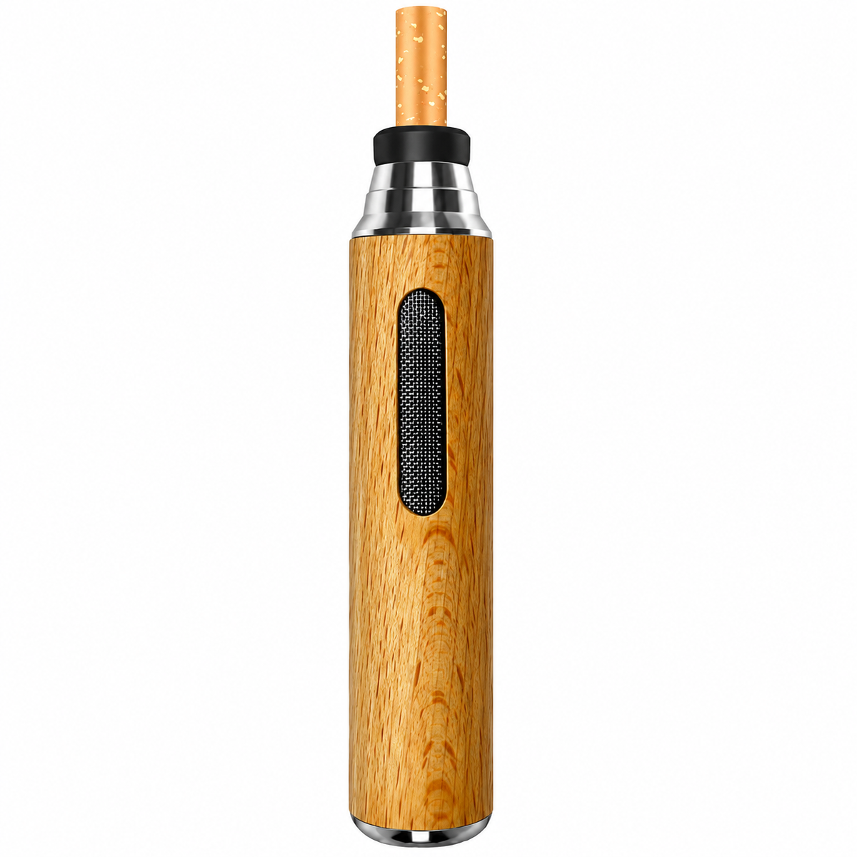 Portable Mini Wooden Car Ashtray – Cigarette Ash &amp; Butt Collector