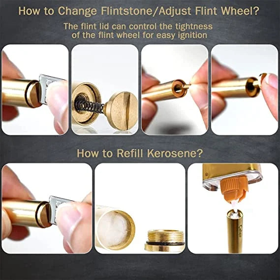 Kerosene Copper Lighter -