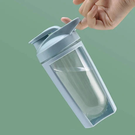 600ml Protein Shaker Bottle with Whisk Mixing Ball for Sports