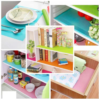 Non-Stick Oil Proof Drawer Mat Roll for Kitchen Cabinet & Wardrobe