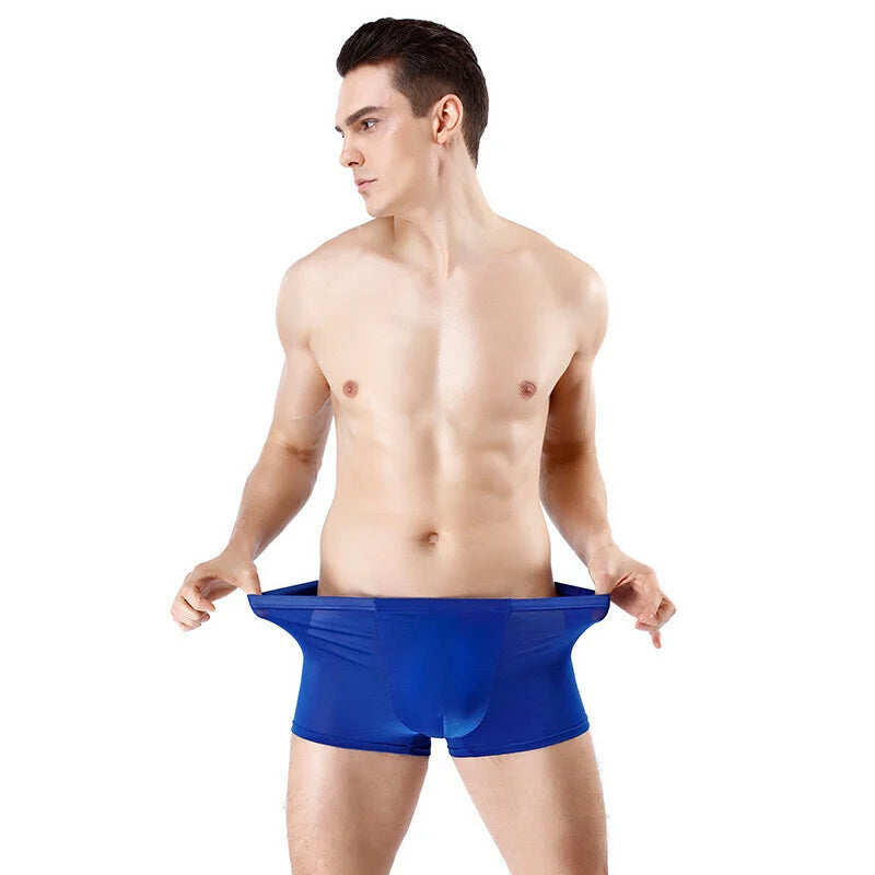 Best Gift For Him-Men's Ice Silk Breathable Underwear (Buy 1 Get 1 Free)