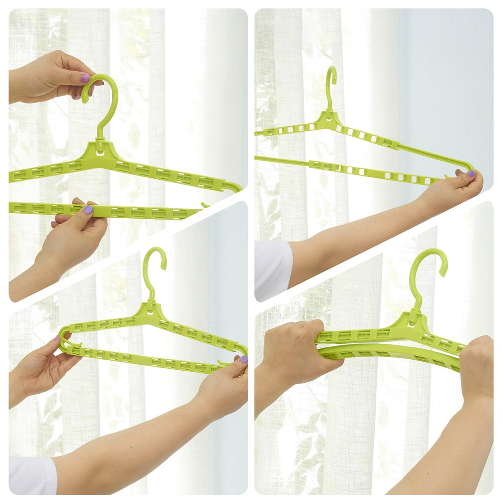 Buy 1 Get 4 Free Flexible Retractable Hangers 5 Pcs Closet Organizer