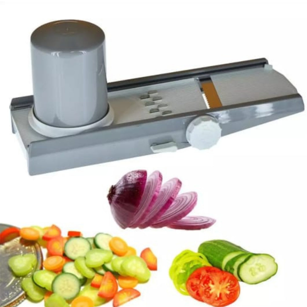 Imported Fast Vegetable Cutter & Slicer with Adjustable Blades