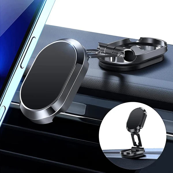 🔥Last Day Promotion 49% OFF - Alloy Folding Magnetic Car Phone Holder
