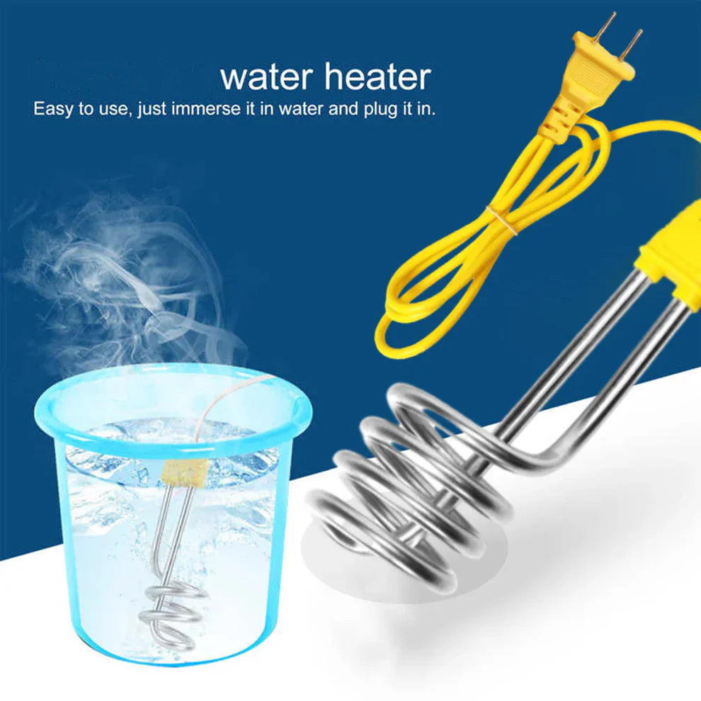 Electric Water Heating Rod for Bucket, Basin, Bathtub & Mini Swimming Pool