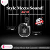 Air 31 Transparent Crystal Bluetooth Wireless Earbuds with Clear Sound
