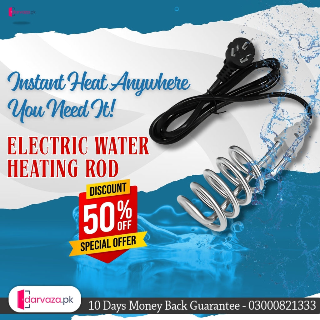 Electric Water Heating Rod for Bucket, Basin, Bathtub & Mini Swimming Pool