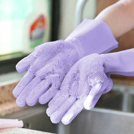 Silicone Cleaning Gloves