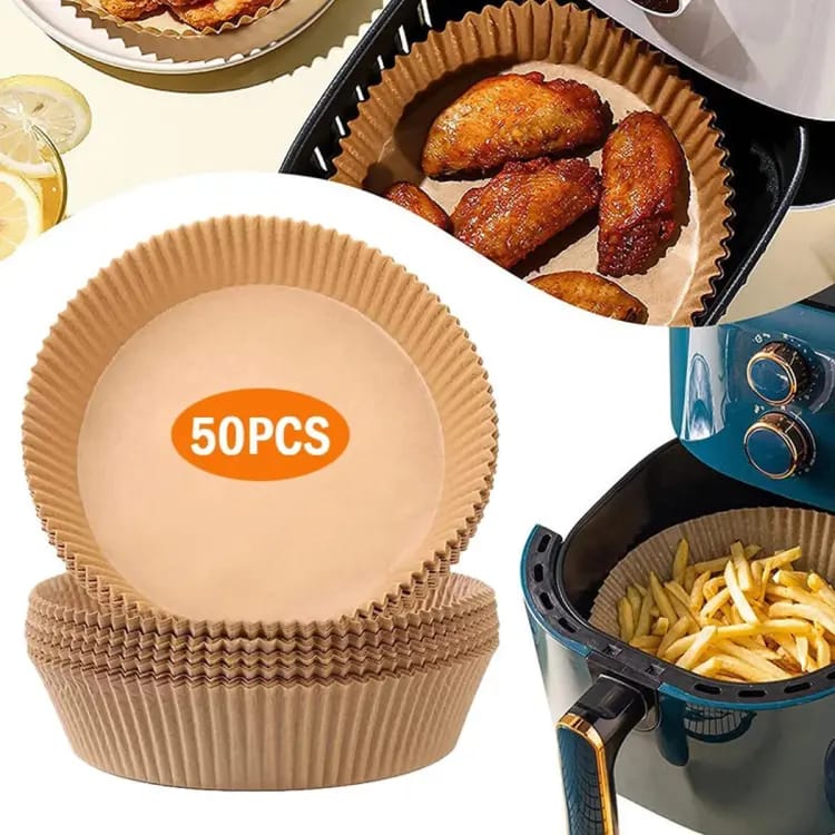 Disposable Air Fryer Paper Liners (50 Pcs)