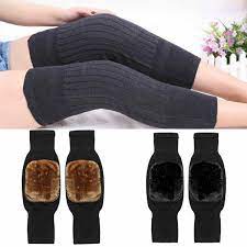 Thick Warm Wool Kneepad for Women Men Old People.