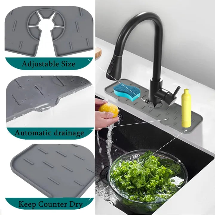 Adjustable Silicone Sink Splash Guard