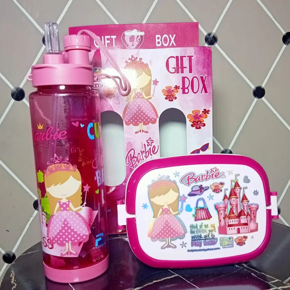 2-in-1 Kids Lunch Box & Water Bottle Gift Set for Boys & Girls