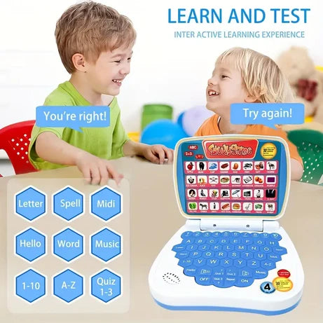 Mini Educational Toy Laptop with Learning Games for Kids 3+ Years