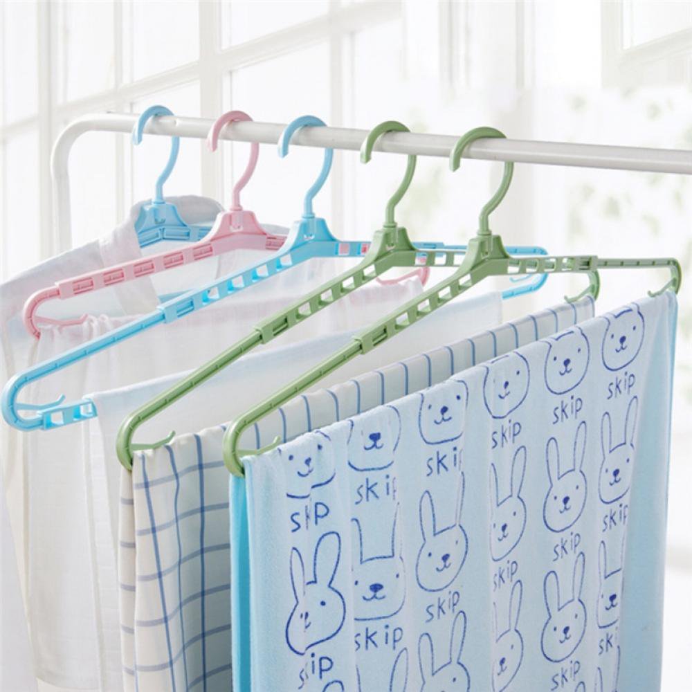 Buy 1 Get 4 Free Flexible Retractable Hangers 5 Pcs Closet Organizer