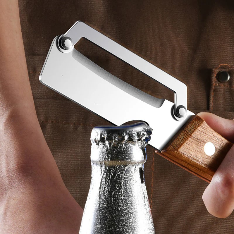 🏆 Last Day Special Price ! 🎉🎁 Thickened Stainless Steel Multi-Peeler – Heavy-Duty, Wide Blade, Bottle Opener 🍺