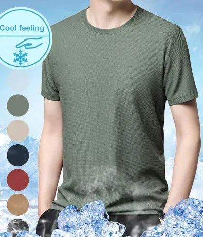 Waffle woven ice silk breathable T-shirt（✨Free shipping for 2 pieces✨）