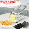 Stainless Steel French Fry Cutter & Vegetable Slicer for Kitchen