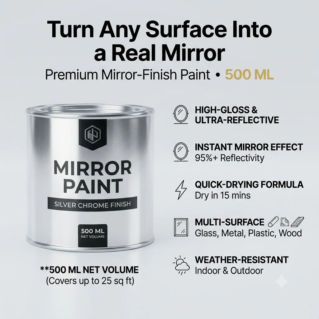 Silver Looking Mirror Paint ( China import )