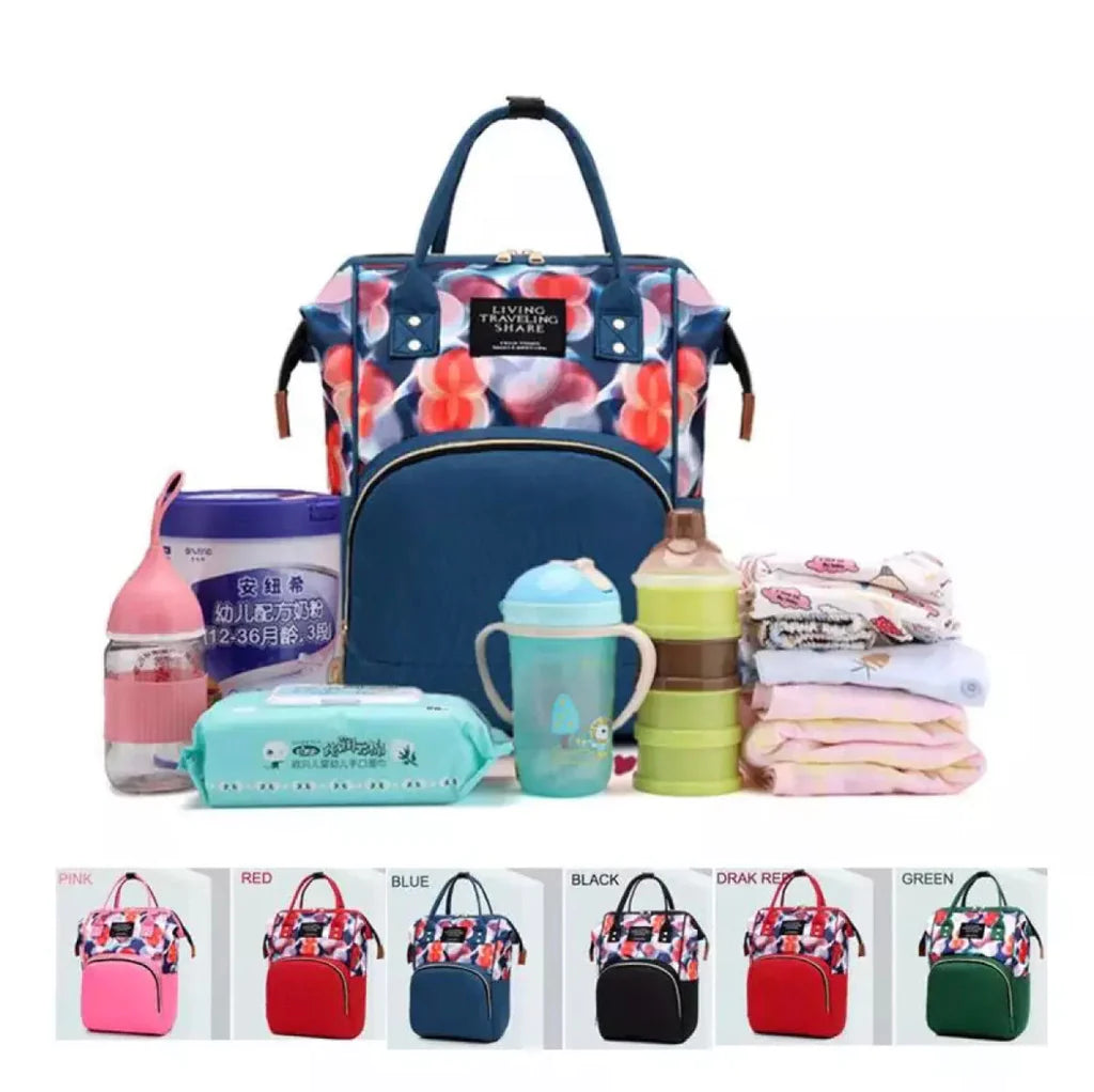 Diaper Mummy Bag Multi-Function Waterproof - Travel Backpack