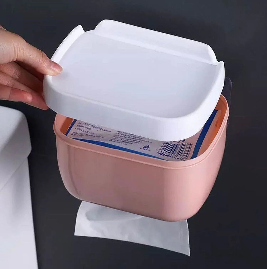 Waterproof Wall Mounted Tissue Box Holder for Bathroom & Kitchen