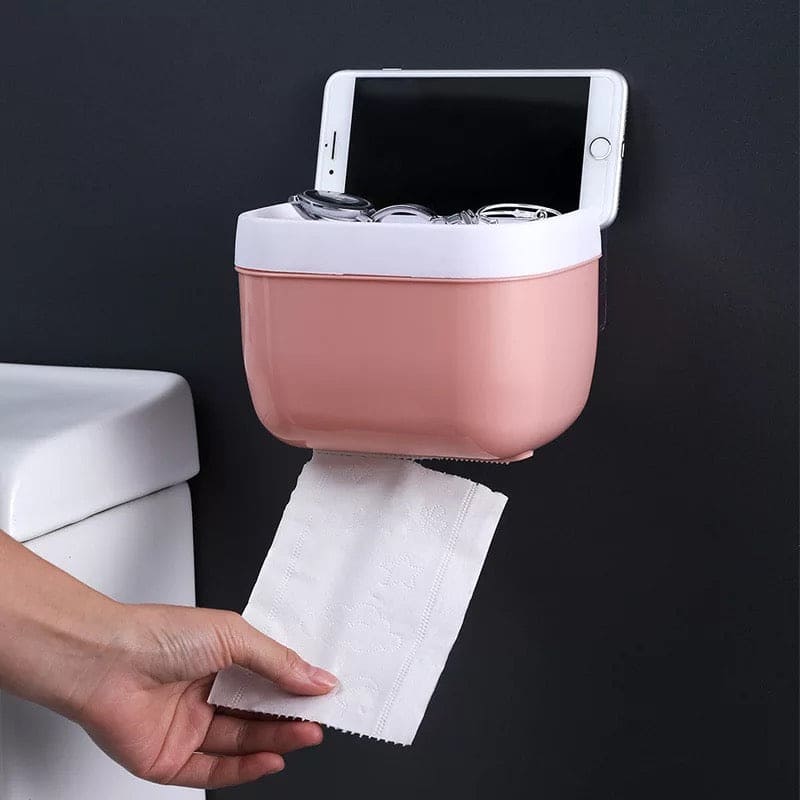 Waterproof Wall Mounted Tissue Box Holder for Bathroom & Kitchen