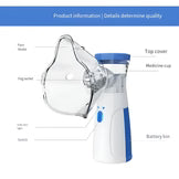 Portable Mesh Nebulizer Machine JSL-W302 with Masks & Mini Inhaler for Kids & Adults