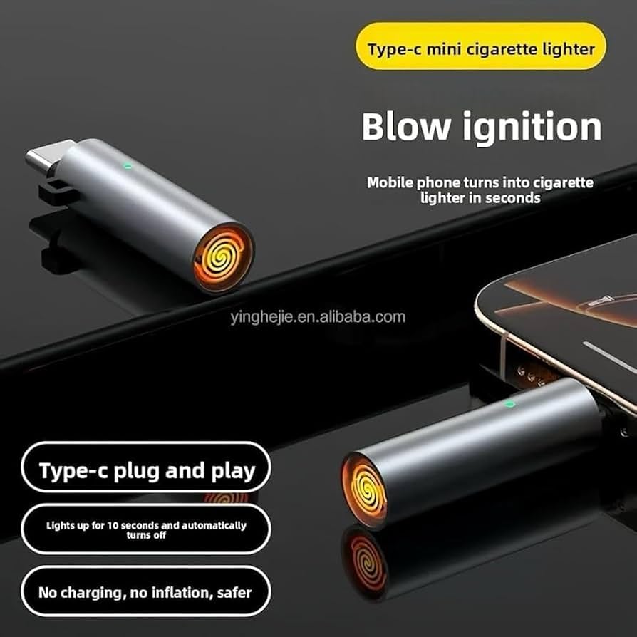 Mini Portable USB-C Mobile Lighter
