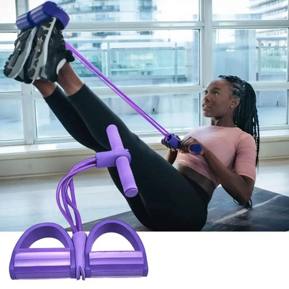 4 Tube Pedal Puller Tummy Trimmer