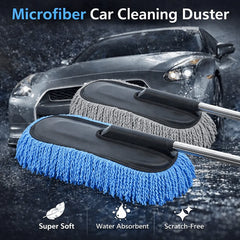 Microfiber Car Cleaning Duster | Telescopic Handle Exterior & Interior Cleaner
