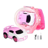 Mini remote control car watch toy for kids