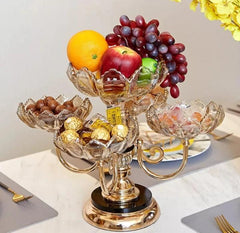 Rotating Fruit Decor Tray Rack