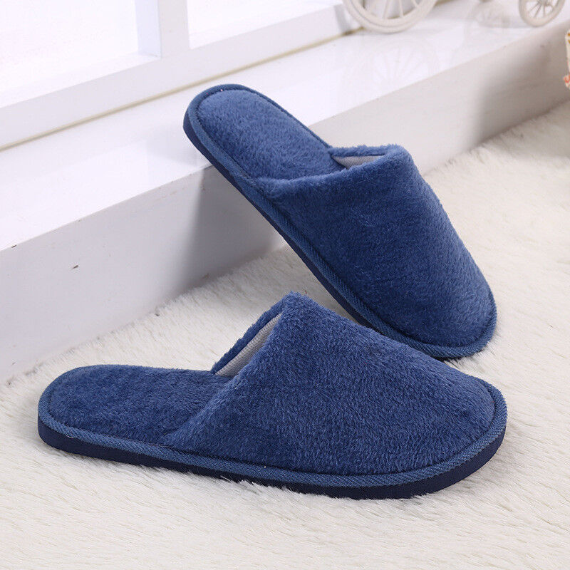 Winter Cotton Home Slippers for Men & Women Indoor Guest Footwear