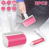 Pack of 2 Washable Reusable Sticky Lint Rollers for Lint Removal