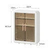 Wall-Mounted Storage Rack with Magnetic Suction