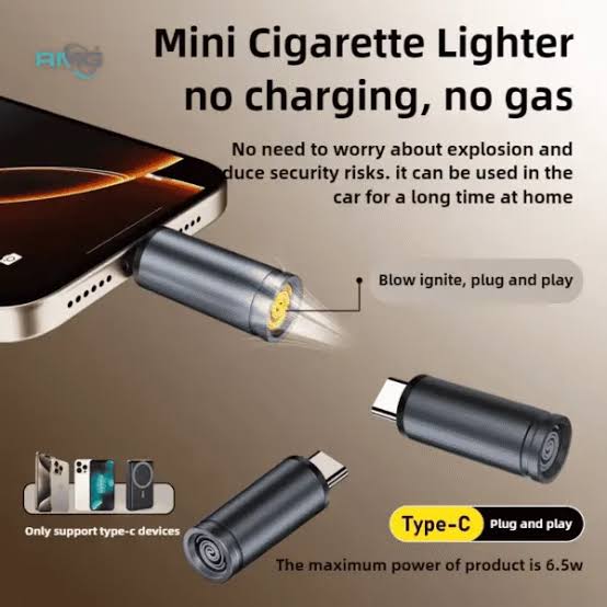 Mini Portable USB-C Mobile Lighter