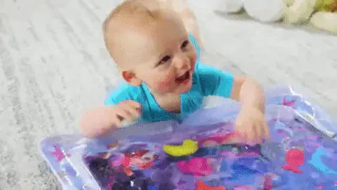 Inflatable Baby Tummy Time Water Play Mat for Fun & Development