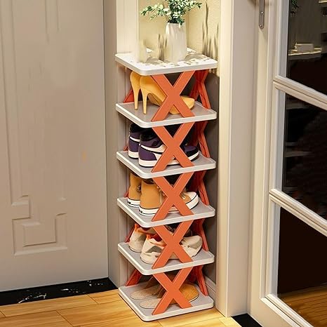 X-Shaped 5 Layers Multipurpose Shoe Rack